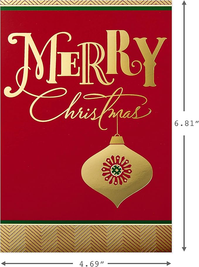 Image Arts Christmas Boxed Cards Assortment, Elegant Icons (4 Designs, 24 Cards with Envelopes)