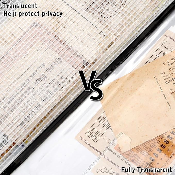 LABUK 42pcs Small Zipper Pouch, 9.5x4.3 Inches Mesh Zipper Pouches, 12 Colors Zipper Bags, Waterproof Plastic Zip Bags for Bill Stationary, Office Supplies Storage and Classroom