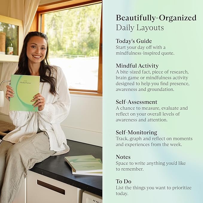 Switch Research Complete Mindfulness Planner Bundle - 3 Planners - Evidence-Based Life Organizer Set - 93-Day Goal Planner Collection to Develop Radical Acceptance - Daily planner With Prompts Bundle