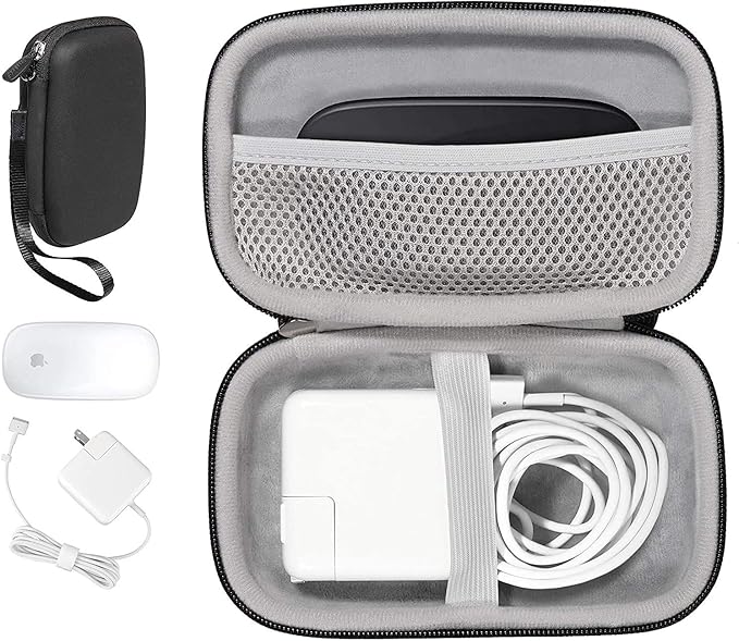 MacBook Magic Mouse and Charger All in one Case for MacBook, MacBook Pro, Air Charger 45W/60W/100W MagSafe 1/2, Magic Mouse 1/2, Lightning Cord, USB Hub, Type C Hub