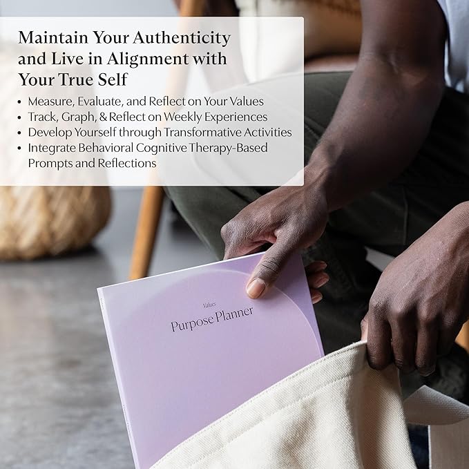 Switch Research Purpose Planner "Values": Psychologist-Backed Goal Planner for Developing a Life of Purpose - 31-Day Undated Productivity Planner - Guided Prompts, Techniques, and Insights