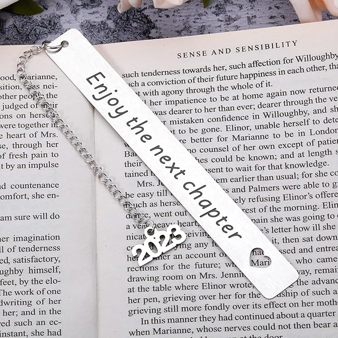 Retirement Gifts for Women Bookmark Farewell Gifts for Coworkers Colleague 2023 Graduation Gifts for Her Him College Inspirational Christmas Birthday Gifts for Teen Boys Girls Best Leaving Metal Gift