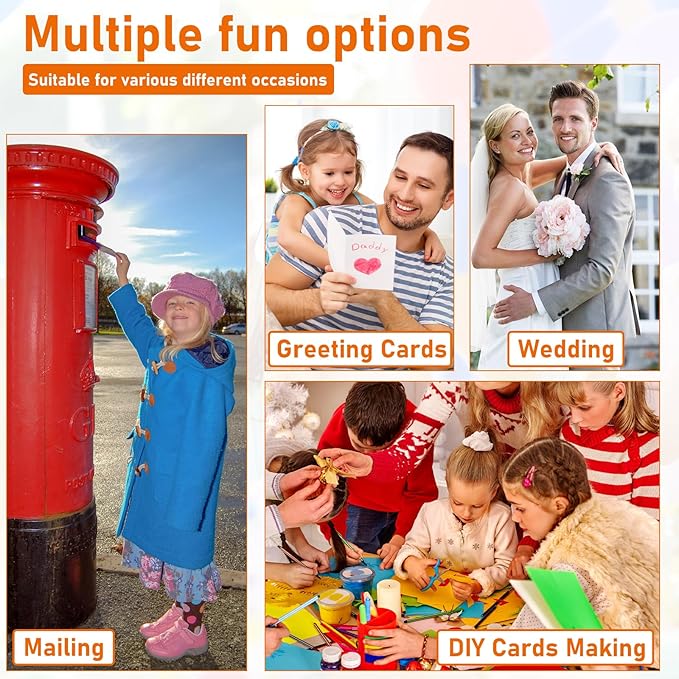 40 Sheets Navy Blue Cardstock 8.5 x 11 Craft Paper, 75lb Heavyweight Construction Paper Card Stock for Wedding Invitations, School Crafting, Memus, Making Cards, Greeting Cards