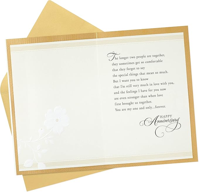 Hallmark Anniversary Card for Husband, Wife, Boyfriend, Girlfriend (My Heart is Yours)