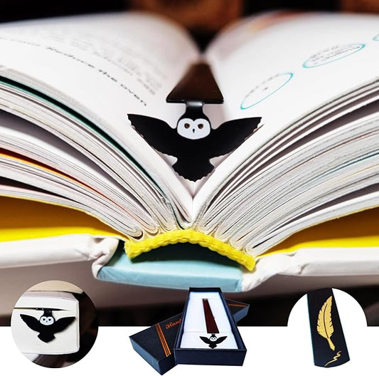 Owl Bookmark Wizard Bookmark Metal Bookmark Witch Magic Beautiful Bookmark for Girls, Boys, Kids, Book Club Gift for Teacher Gift Gifts Bookish Gifts for Book Lovers (Owl)