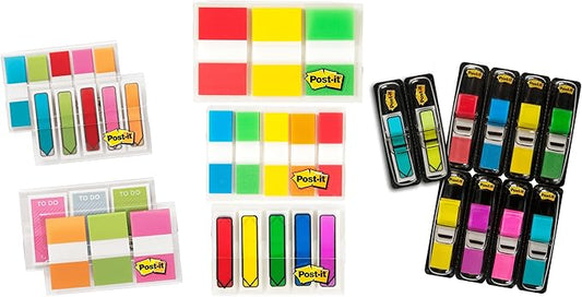 Post-it Flags and Tabs Value Pack, Ultimate Business and Study Pack, 956 Various Flags for Organization (683-AVP-SIOC)