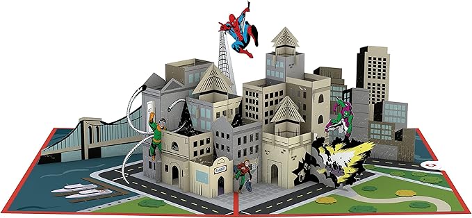 Lovepop Marvel’s Spider-Man You're Amazing! Pop Up Card, 5x7 - Pop Up Birthday Card, Spiderman Birthday Card, Superhero Card, Spiderman Funko Pop, Birthday Card for Boy or Grandson