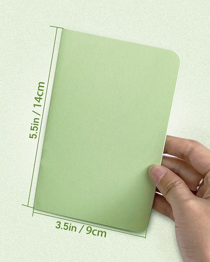 Gwybkq Small Blank Notepads Bulk 60 Pack Mini Pocket Notebooks Journal Set Colorful Cover Notebooks for Kids 3.5 x 5.5 Inches, 30 Sheets/60 Pages