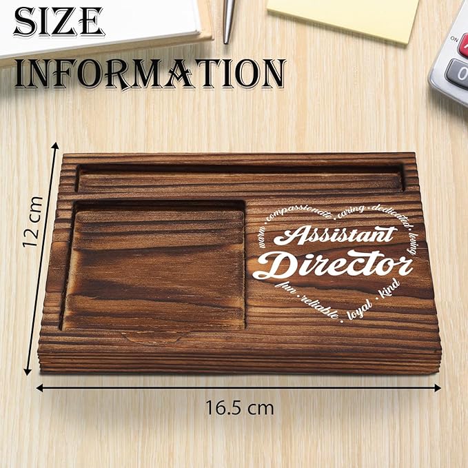 Assistant Director Sticky Note Holder, Thank You Gift for Director Coworker Teacher Assistant, Assistant Director Appreciation Gift Desk Self-Stick Note Pad Holders TZP43