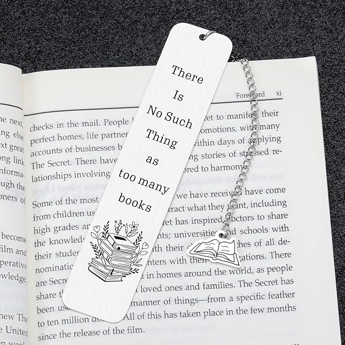 Book Lovers Gifts, Funny Bookmark for Book Lovers, Bookish Gifts, Book Club Gifts for Reading Women Men, Book Reading Accessories Book Markers, Literary Gifts for Reading Lover Bookworm Librarian