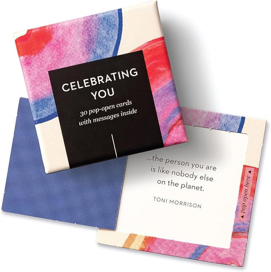 Compendium ThoughtFulls Pop-Open Cards — Celebrating You — 30 Pop-Open Cards, Each with a Different Inspiring Message Inside