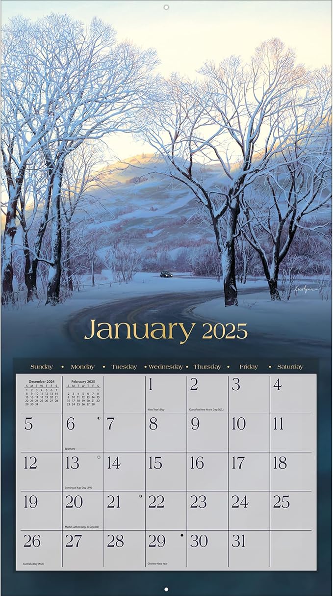 LANG Around The World 2025 Wall Calendar (25991001892)