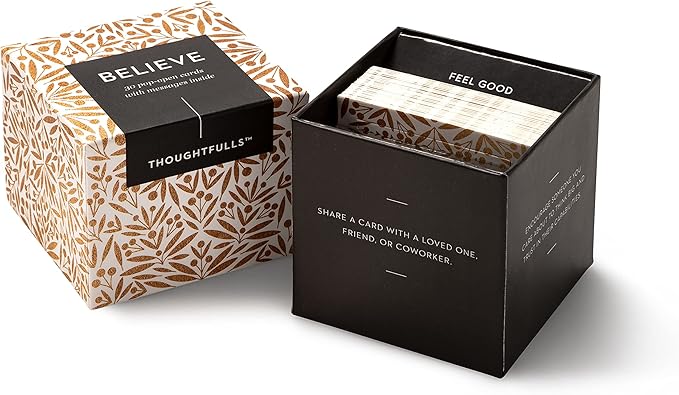 Compendium ThoughtFulls Pop-Open Cards — Believe — 30 Pop-Open Cards, Each with a Different Inspiring Message Inside