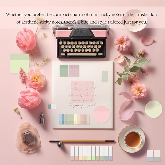 Transparent Sticky Notes,920 Sheets Waterproof Clear Sticky Notes,Clear Post It Notes Transparent for Bible Study Supplies,Office School Supplies,Book Annotation