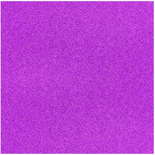Baisunt 10 Sheets Purple Glitter Cardstock Paper for Graduation Cap DIY Project, Scrapbook, Birthday Wedding Party Decoration 250GSM(12x12 In, Non Adhesive)