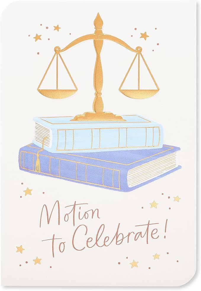 American Greetings Law School Graduation Card (Great Achievement)