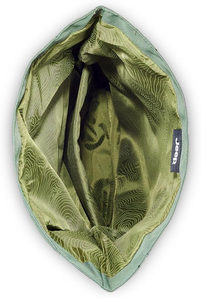 Jeep JS016D Rolltop Travel Backpack, Grey, 17" Laptop