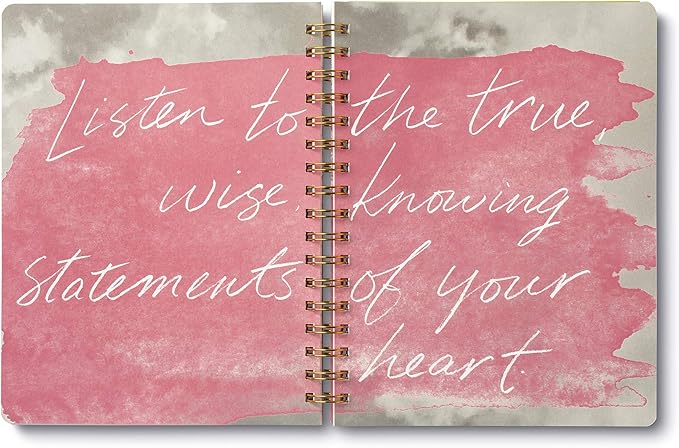 Compendium Spiral Notebook - The map to where she’s going is written on her heart. — A Designer Spiral Notebook with 192 Lined Pages, College Ruled, 7.5”W x 9.25”H