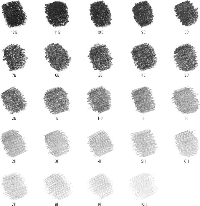 STAEDTLER Mars Lumograph B Graphite Art Drawing Pencil, 6 Pencils