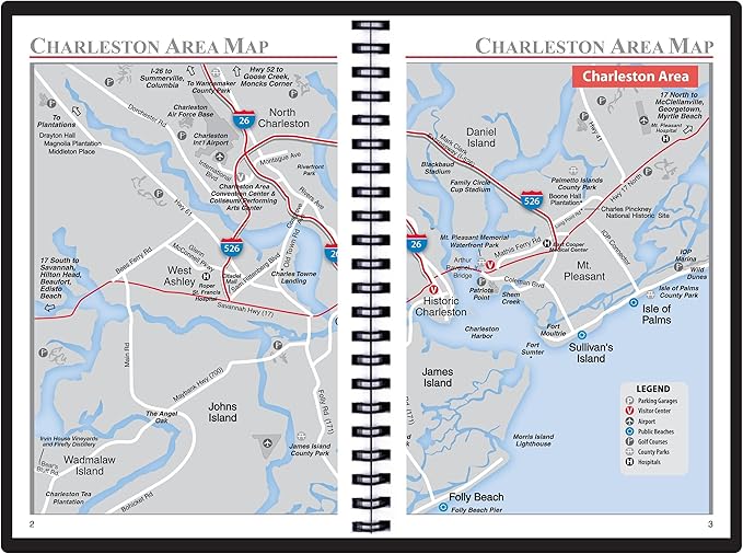 2025 Datebook & City Themed Planner – Resource Guide with Daily, Weekly & Monthly Views – 3-Year Reference Calendar - Multi-Purpose Travel Notebook Guide & Adventure Diary (Charleston '25)