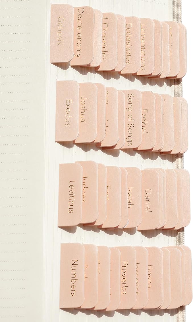 Mr. Pen- Bible Tabs, 75 Tabs, Metallic Gold Lettering, Laminated Bible Tabs for Women and Men, Bible Tabs for Study Bible, Bible Index Tabs, Bible Book Tabs, Bible Labels Tabs, Mr Pen Bible Tabs