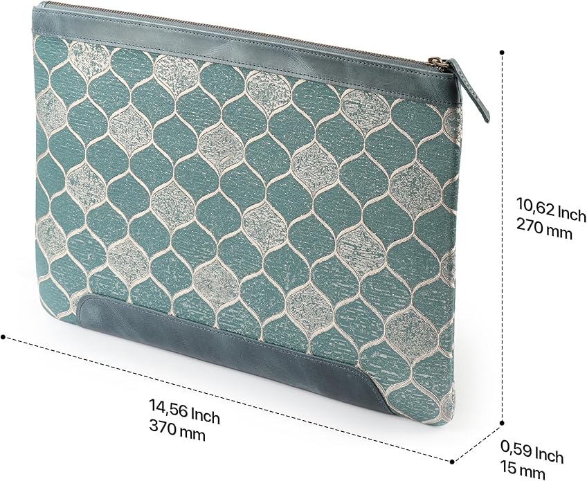 Londo Genuine Leather Laptop Sleeve - Stylish Protection for MacBook M1 M2 M3 Pro Max