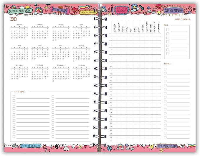 Goal Getter 2025 Weekly & Monthly Planner, 16-Month Lifestyle Planner: September 2024 - December 2025, 9" x 6" - Be Great