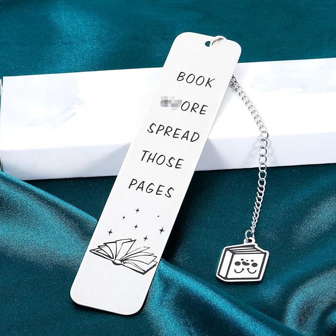 Funny Spicy Bookmark for Women Adult Female Friends Book Reader Romance Dark Novel Lovers Gifts Sister Valentines Day Birthday Gift Idea Book Club Present Funny Christmas Stocking Stuffers for Women
