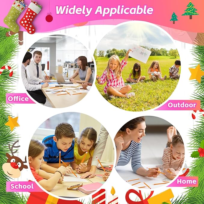 50 Pack Pre-Sharpened #2 Pencils with Erasers, Bulk Valentines Wood Pencils, Number 2 pencils for School Classroom Teacher Supplies, Easter Basket Stuffers, No 2 HB Pencils for Kids Drawing Sketching