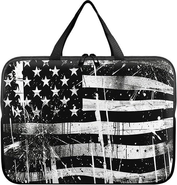 Laptop Sleeve Case Bag 13 inch, Retro Dirty Flag Slim Carrying Case Durable Handbag Travel Laptop Bag for 13 inch MacBook Air M3/M2/Pro M2/ 13" iPad Pro/Air M4/M2 2024