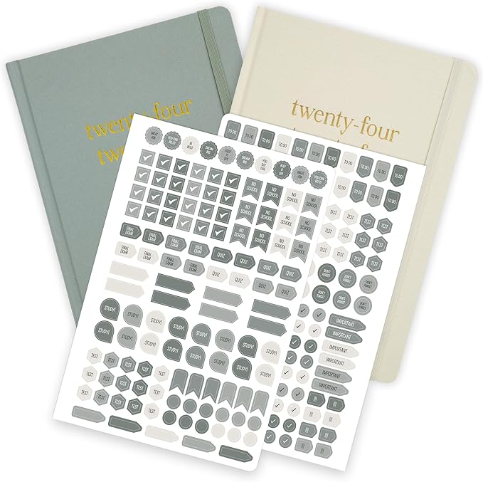 Beautiful 2024-2025 Academic Planner - A 6.7" x 9.7" Daily Planner for Women or Men with Weekly & Monthly Spreads For The 24-25 School Year - Runs From July 2024 - June 2025