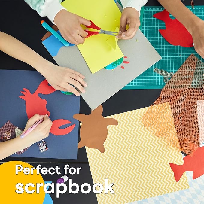 300 Sheets Colored Cardstock 8.5 x 11, Goefun 25 Colors Colored Printer Paper 65lb Construction Paper Assorted Colors for Crafts & Scrapbooking