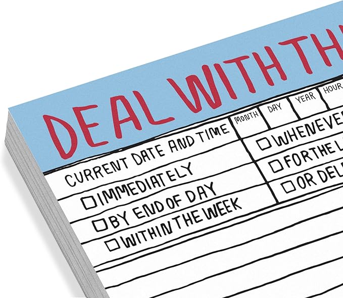 Knock Knock Deal with This Hand-Lettered Sticky Notes (Pack of 2)