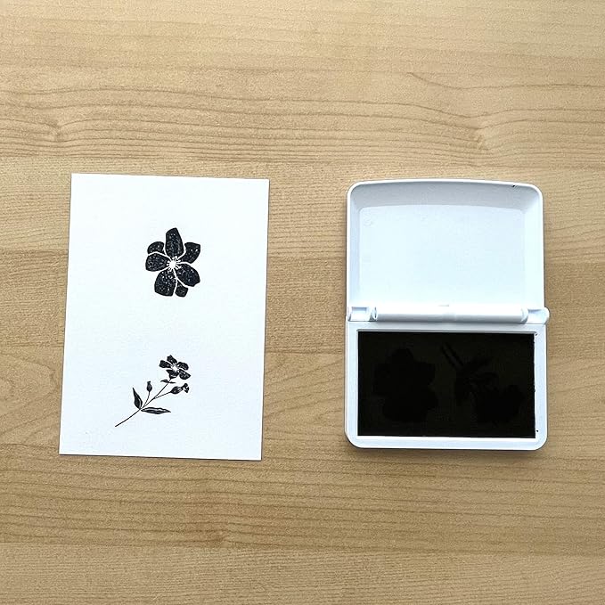 COLOP Make Series, Ink Stamp Pads, with Non-Toxic Premium Ink, Water-Based Acid-Free (Fancy Grey, Make 2-2-3/4" x 4-1/4")