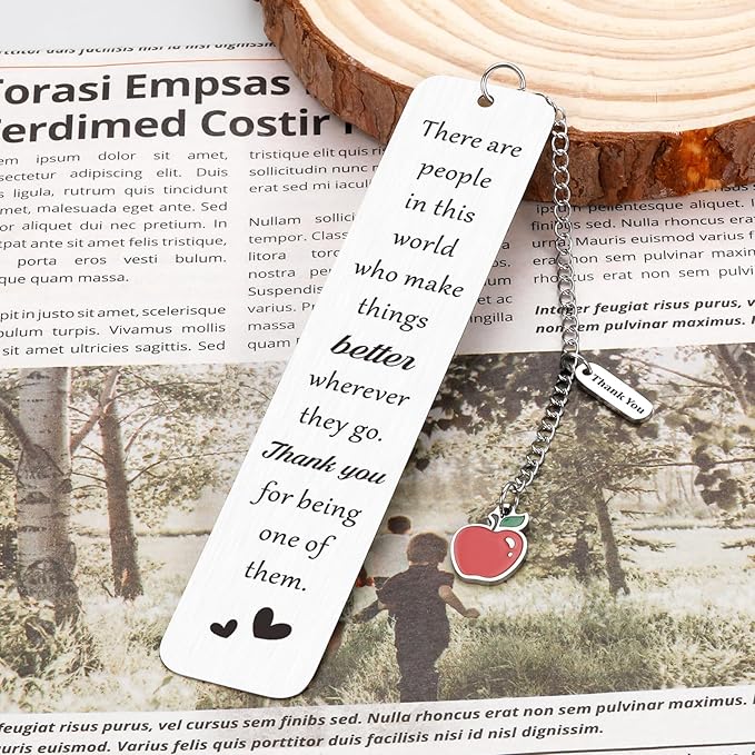 Teacher Appreciation Gifts for Women, Teacher Christmas Gifts, Teacher Gifts for Women, Teacher Birthday Gifts, Valentines Day Gifts for Teachers, End of Year Teacher Gifts, Teacher Thank You Bookmark