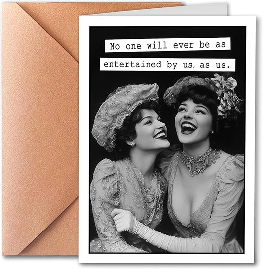 Funny Birthday Card for Sister, Birthday Card for Sister In Law, Happy Birthday Sister Card Funny, Sister To Sister Birthday Card for Sister, for Women, Ladies, Sisters, Best Friends