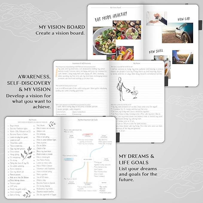 Legend Planner – Weekly & Monthly Life Planner to Hit Your Goals & Live Happier. Organizer Notebook & Productivity Journal. A5 (Mystic Gray)