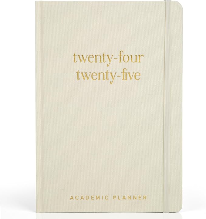Beautiful 2024-2025 Academic Planner - A 6.7" x 9.7" Daily Planner for Women or Men with Weekly & Monthly Spreads For The 24-25 School Year - Runs From July 2024 - June 2025