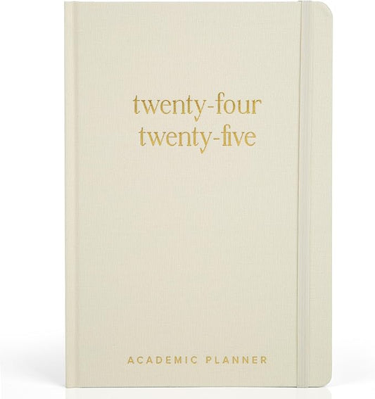 Beautiful 2024-2025 Academic Planner - A 6.7" x 9.7" Daily Planner for Women or Men with Weekly & Monthly Spreads For The 24-25 School Year - Runs From July 2024 - June 2025