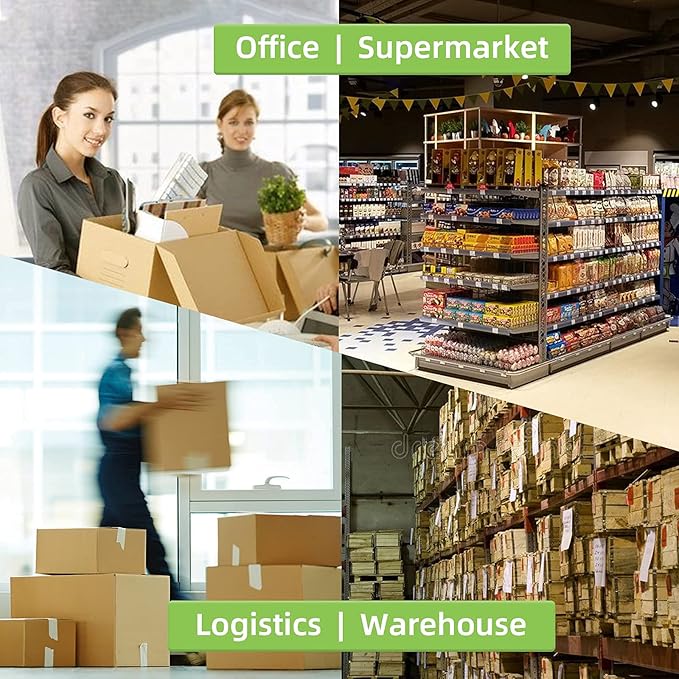 4"x 6" Multipurpose Direct Thermal Labels 3" Core Compatible for Zebra Industrial Printers Adhesive & Perforated (1 Roll, 1000 Labels/Roll)