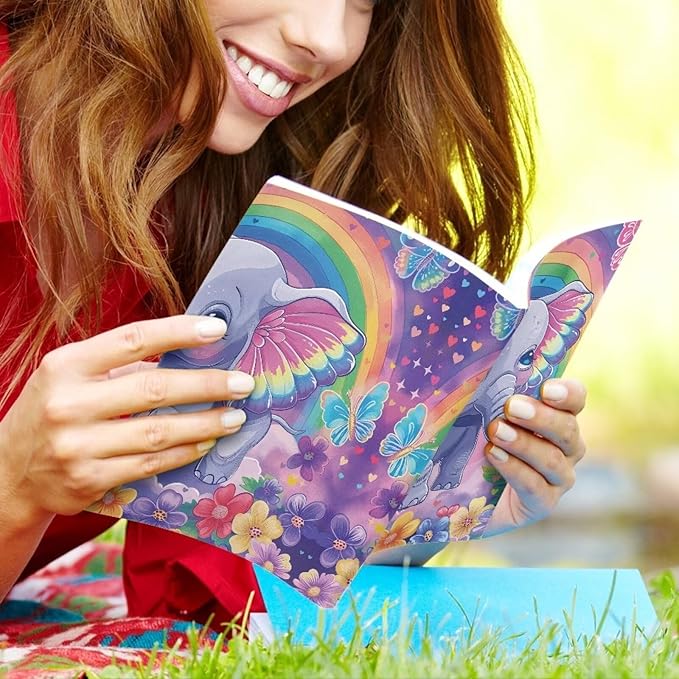 Gomyblomy Butterfly Floral Bible Book Covers for Women Girls Stretchable Book Sox Jumbo Book Cover 9 x 11 Inches Book Sleeve for Paperbacks Hardcovers, My Grace is Enough Print