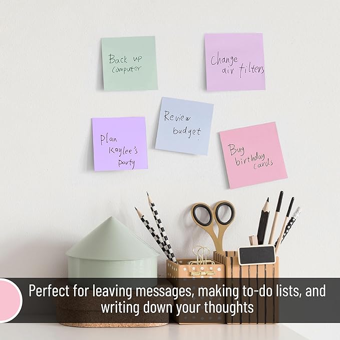 Mr. Pen- Sticky Notes, 3”x3”, 12 Pads, Mute Colors Sticky Notes, Sticky Note, Self-Stick Note Pads, Sticky Pads Sticky Notes Aesthetic, Colorful Sticky Notes, Sticky Notes Bulk Sticky Notes