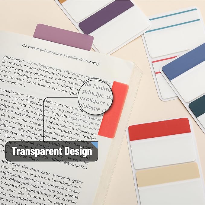 Mr. Pen- Sticky Index Tabs, 500 Pcs, 21 Sets, Colorful Sticky Tabs for Notebooks, Page Markers, Page Tabs for Binders, Page Tabs Sticky Tabs for Books, Notebook Tabs, Book Sticky Tabs for Notebooks