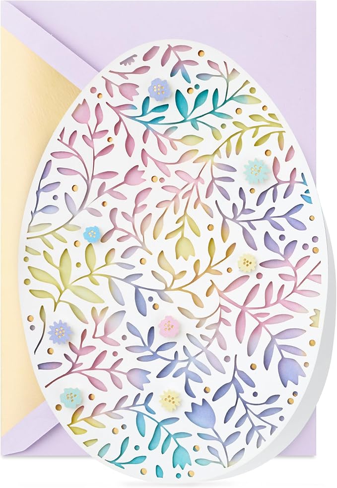 Hallmark Signature Easter Card (Watercolor Easter Egg)