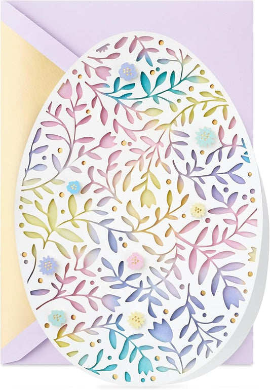 Hallmark Signature Easter Card (Watercolor Easter Egg)