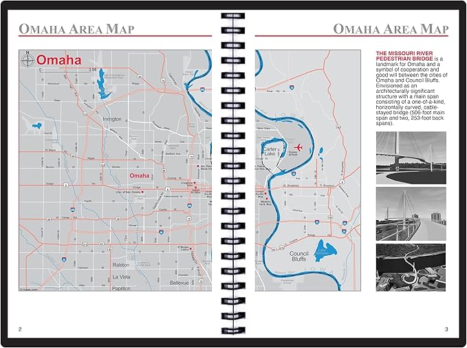 2025 Datebook & City Themed Planner – Resource Guide with Daily, Weekly & Monthly Views – 3-Year Reference Calendar - Multi-Purpose Travel Notebook Guide & Adventure Diary (Omaha '25)