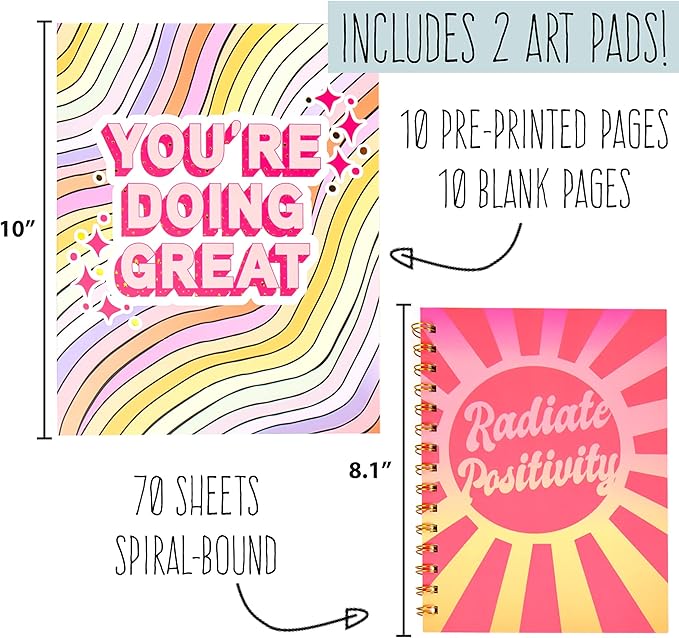 STMT D.I.Y. Artist Stationery Set, Art Journal Kit, Watercolor Kit, DIY Journaling Set for Girls Ages - 8+