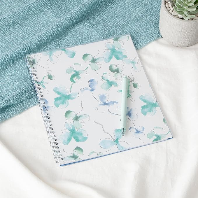 Blue Sky 2025 Monthly Planner Calendar, January 2025 - December 2025, 8" x 10", Flexible Frosted Cover, Laminated Tabs, Wirebound, Storage Pocket, Lindley (Lindley- 2025, 8" x 10")