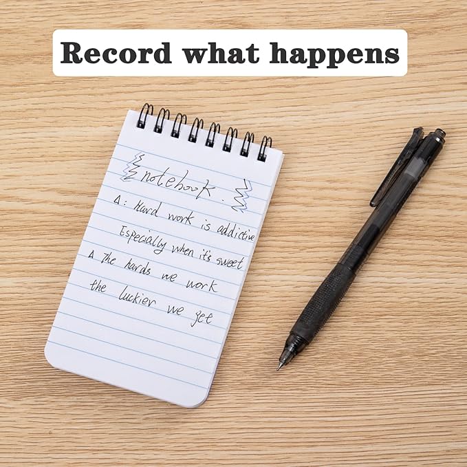 Pocket Notebook Small Notepad Pocket Notepad Small Spiral Notebooks 3X5Inches (6-brown)