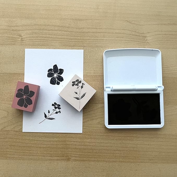 COLOP Make Series, Ink Stamp Pads, with Non-Toxic Premium Ink, Water-Based Acid-Free (Fancy Grey, Make 2-2-3/4" x 4-1/4")